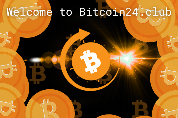 Welcome banner for Bitcoin24.club - Learn Bitcoin and Mining